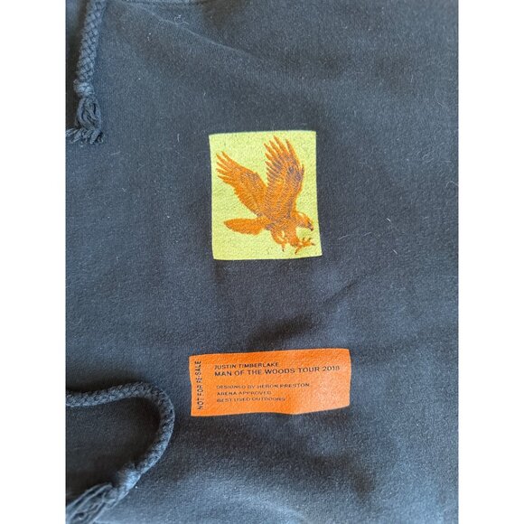 Justin Timberlake Man Of The Woods Tour 2018 Hoodie Black Large Timberlake - Picture 5 of 11
